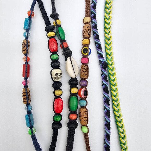 Handmade Rope Bracelets from Mexico (set 6) Multicolor - Picture 7 of 12